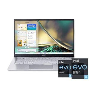 Acer Swift 3 SF314-511 Intel EVO Thin and Light Laptop | 14" Full HD IPS | Intel Core i5-1135G7 Processor |8G| 512GB SSD| WiFi 6| Backlit Keyboard | Fingerprint Reader | Windows 11 | MS Office